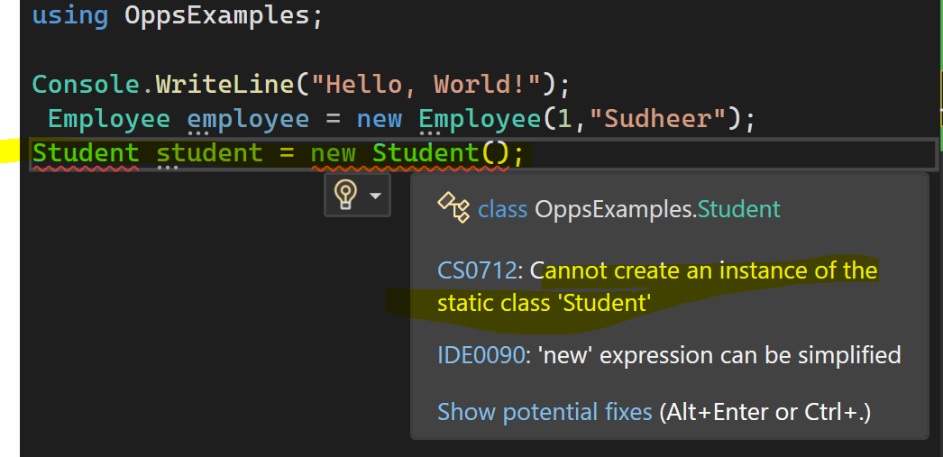 What is Static Class in C MakeMyCodes
